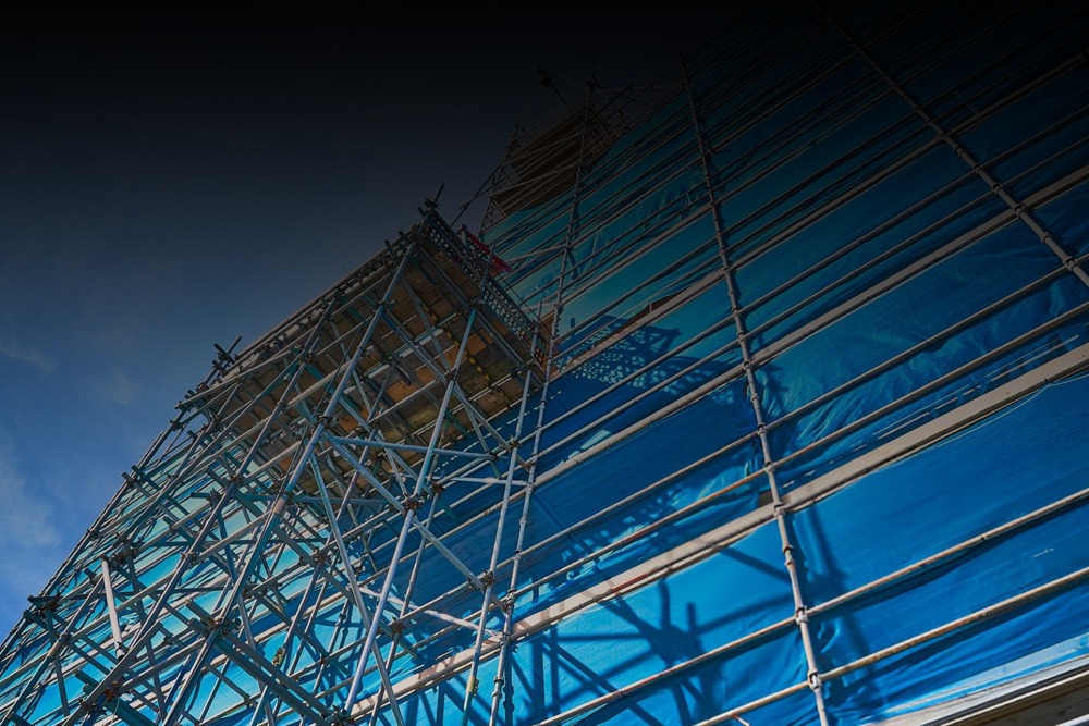 Commercial scaffolding